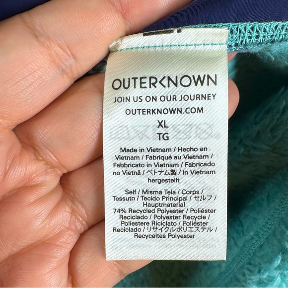 Outerknown Skyline Fleece Shirt Jacket XL NWT - Picture 9 of 11
